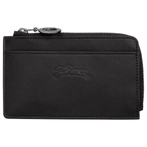 Le Pliage Xtra Card holder Black – Leather