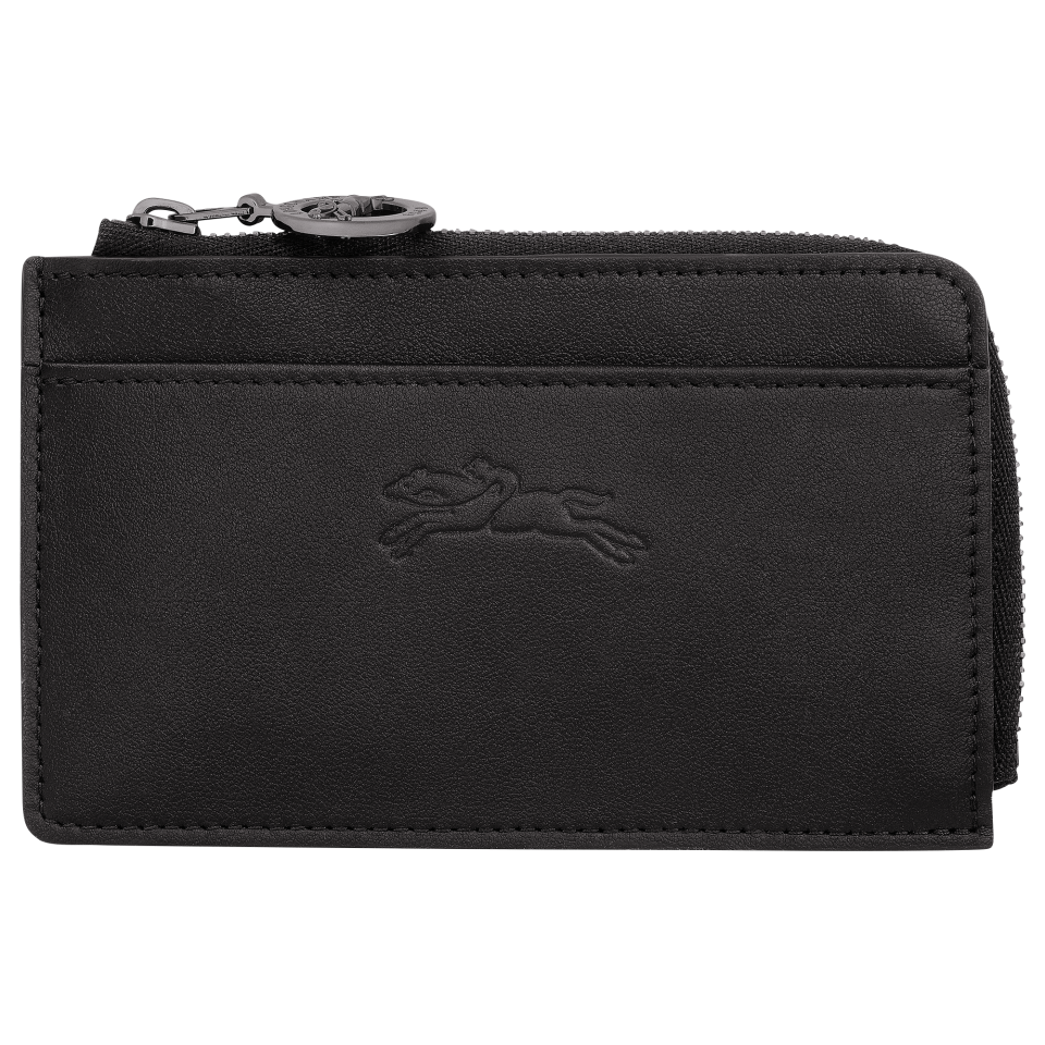 Le Pliage Xtra Card holder Black - Leather