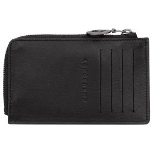 Le Pliage Xtra Card holder Black – Leather
