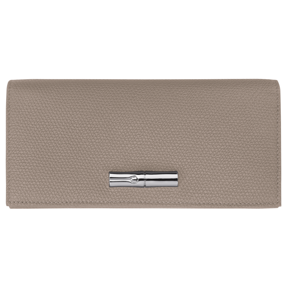 Le Roseau Long continental wallet Clay - Leather