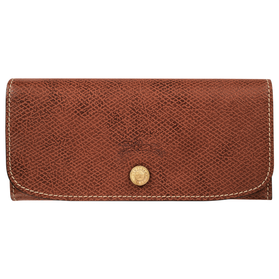 Épure Long continental wallet Brown - Leather
