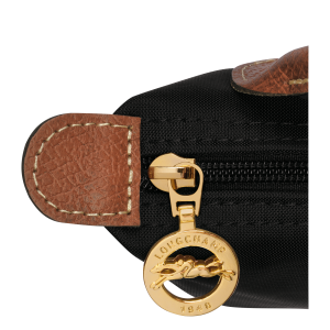 Le Pliage Original Pouch with handle Black – Recycled canvas