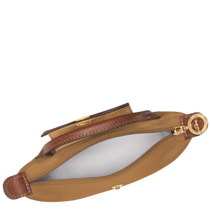 Le Pliage Original Pouch with handle Fawn – Recycled canvas