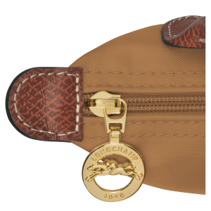 Le Pliage Original Pouch with handle Fawn – Recycled canvas