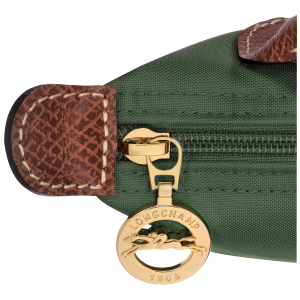 Le Pliage Original Pouch with handle British Green – Recycled canvas