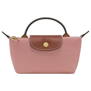 Le Pliage Original Pouch with handle Pink Tea – Recycled canvas