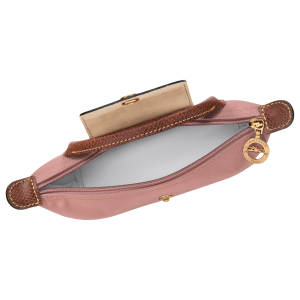 Le Pliage Original Pouch with handle Pink Tea – Recycled canvas