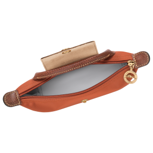 Le Pliage Original Pouch with handle Brick – Recycled canvas