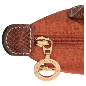 Le Pliage Original Pouch with handle Brick – Recycled canvas