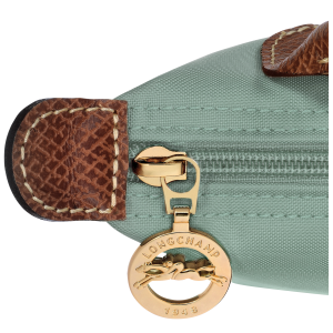 Le Pliage Original Pouch with handle Celadon – Recycled canvas