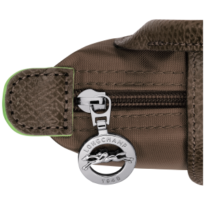 Le Pliage Green Pouch with handle Terra – Recycled canvas