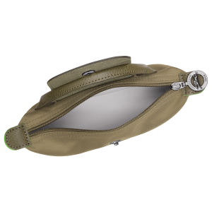 Le Pliage Green Pouch with handle Artichoke – Recycled canvas