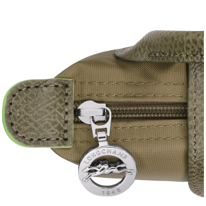 Le Pliage Green Pouch with handle Artichoke – Recycled canvas