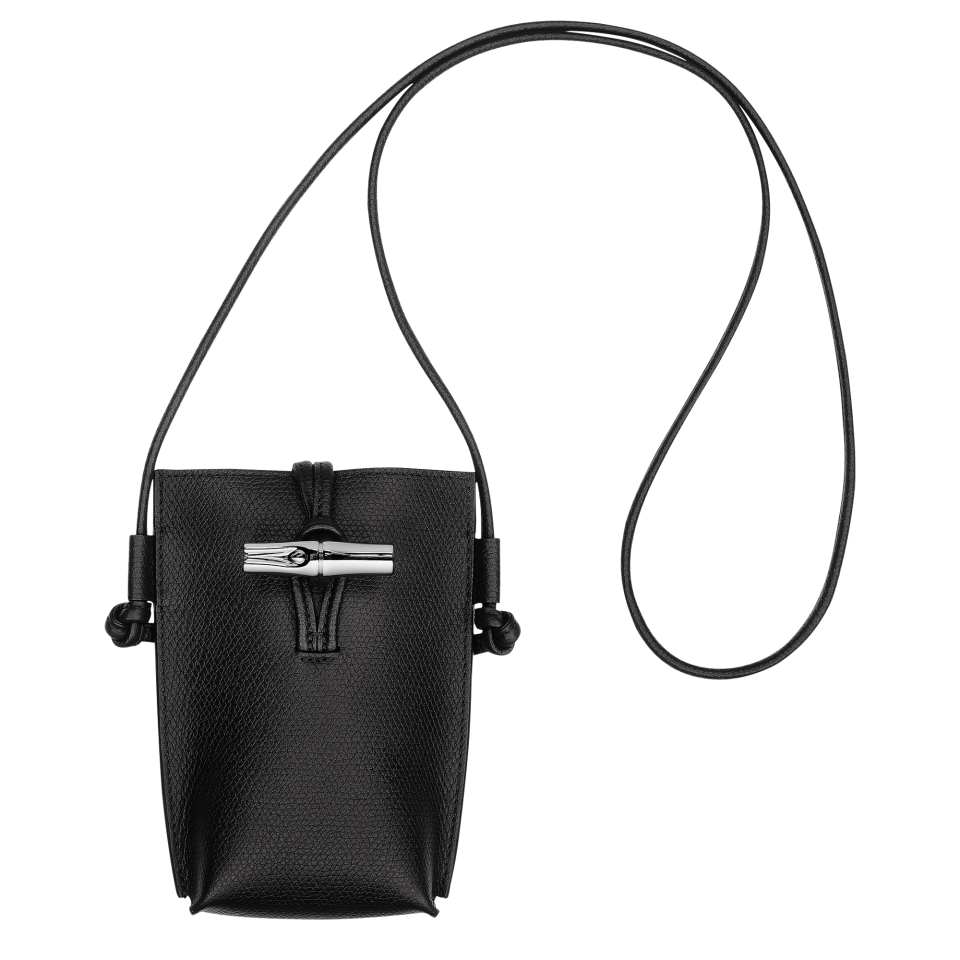 Le Roseau Phone case Black - Leather