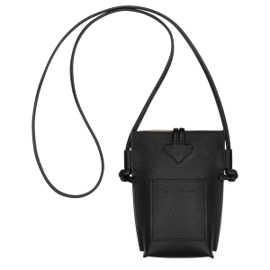 Le Roseau Phone case Black – Leather