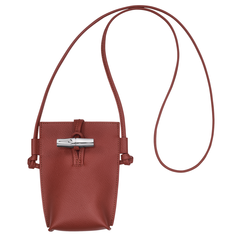 Le Roseau Phone case Chestnut - Leather