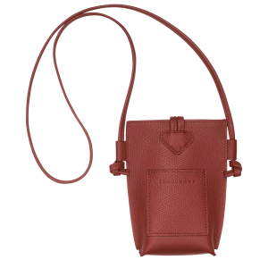Le Roseau Phone case Chestnut – Leather