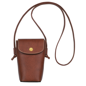 Épure Phone case with leather lace Brown – Leather