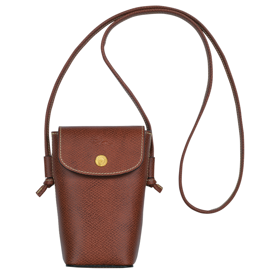 Épure Phone case with leather lace Brown - Leather