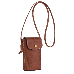 Épure Phone case with leather lace Brown – Leather