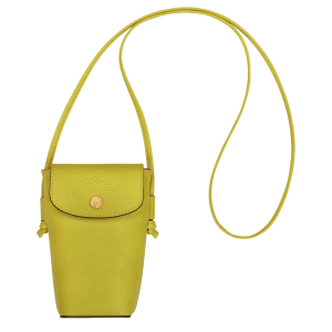 Épure Phone case with leather lace Kiwi Green – Leather