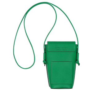Épure Phone case with leather lace Green – Leather