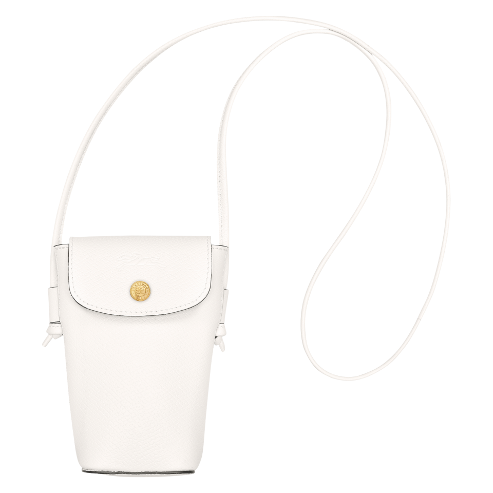 Épure Phone case with leather lace White - Leather