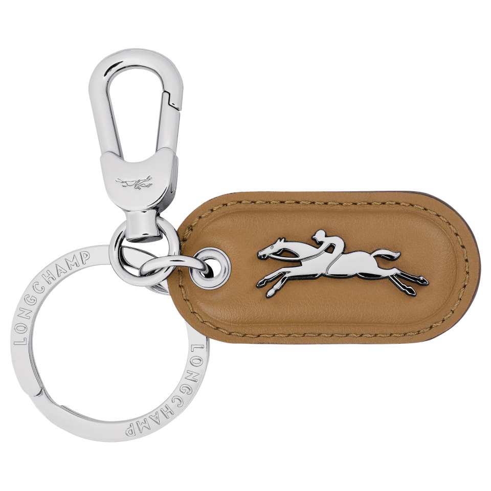 Le Pliage Xtra Key ring Tobacco - Leather