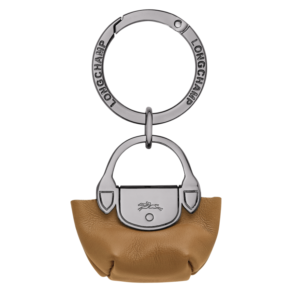 Le Pliage Xtra Key ring Tobacco - Leather