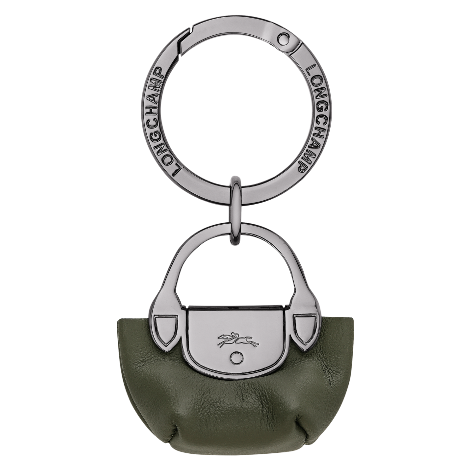 Le Pliage Xtra Key ring Fir - Leather