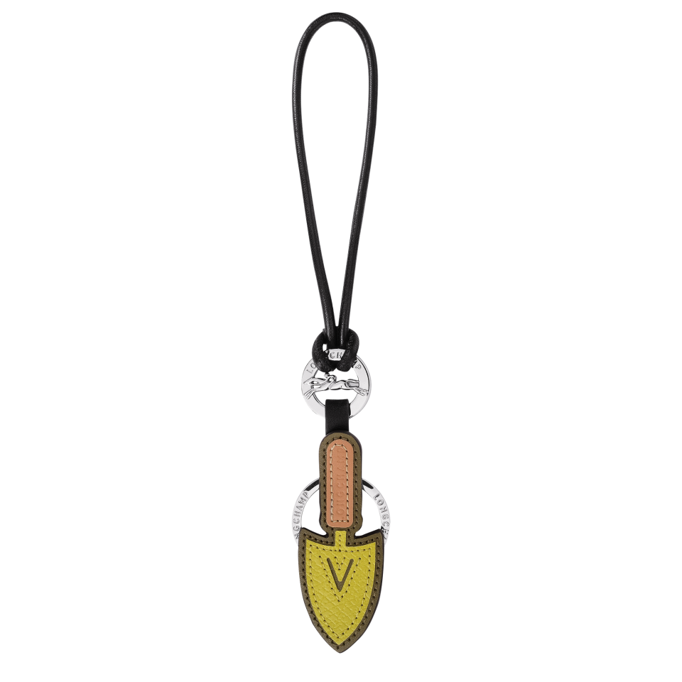 Longcharm Keyring Kiwi Green - Leather