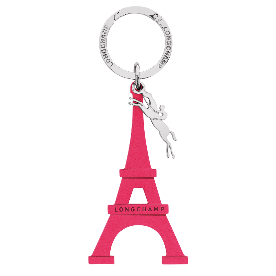 Le Pliage Original Keyring Pink - Leather