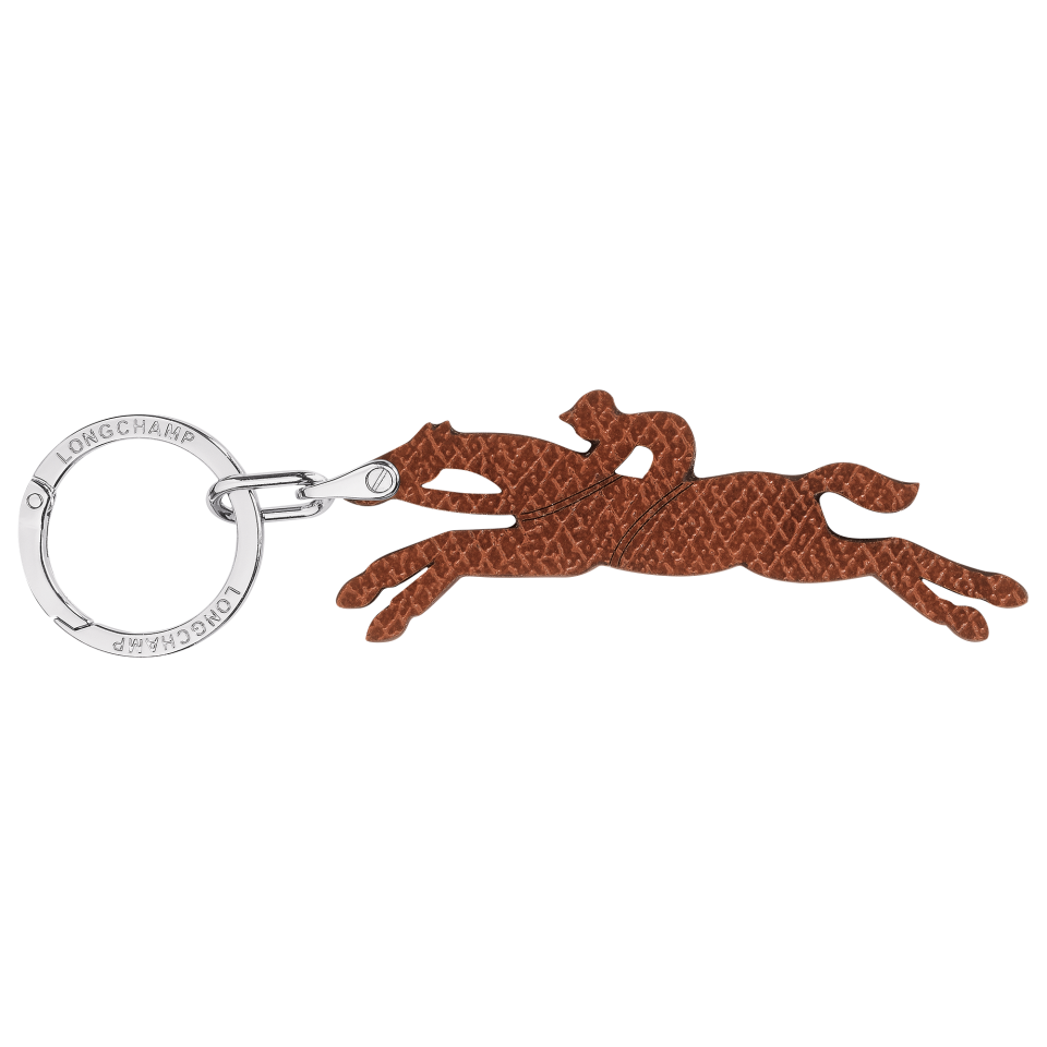 Le Pliage Original Key ring Brown - Leather