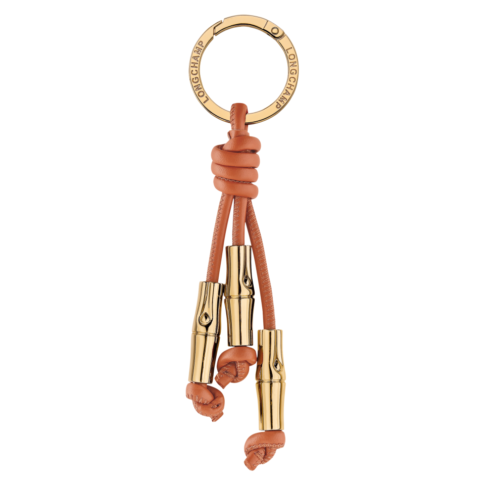 Le Roseau Key ring Bark - Leather
