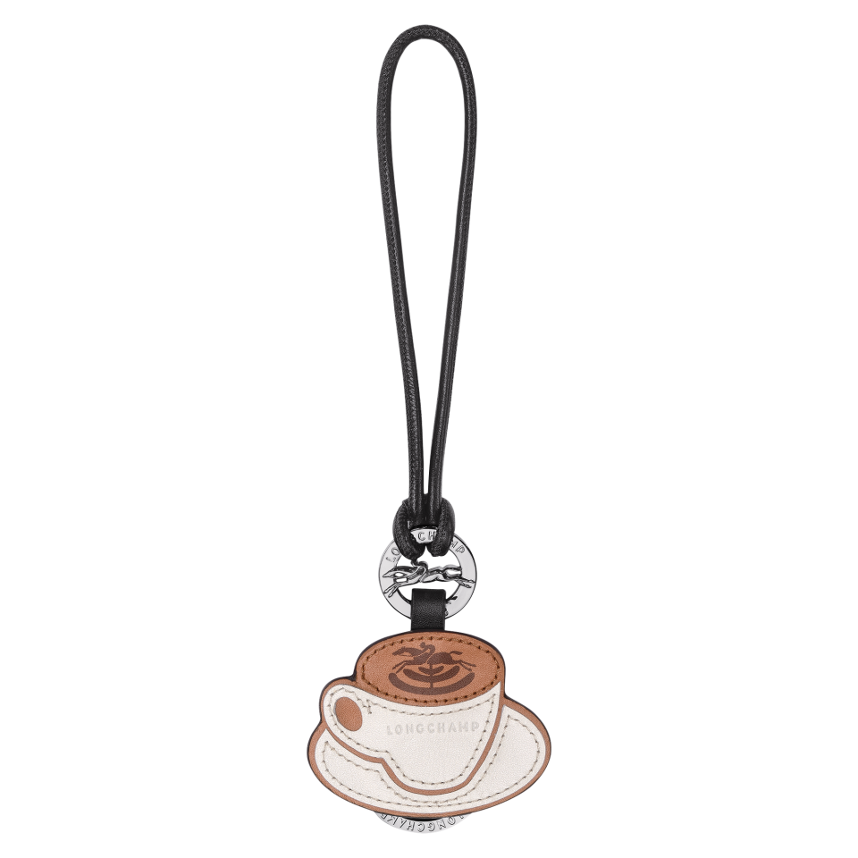 Key ring Coffee - Leather