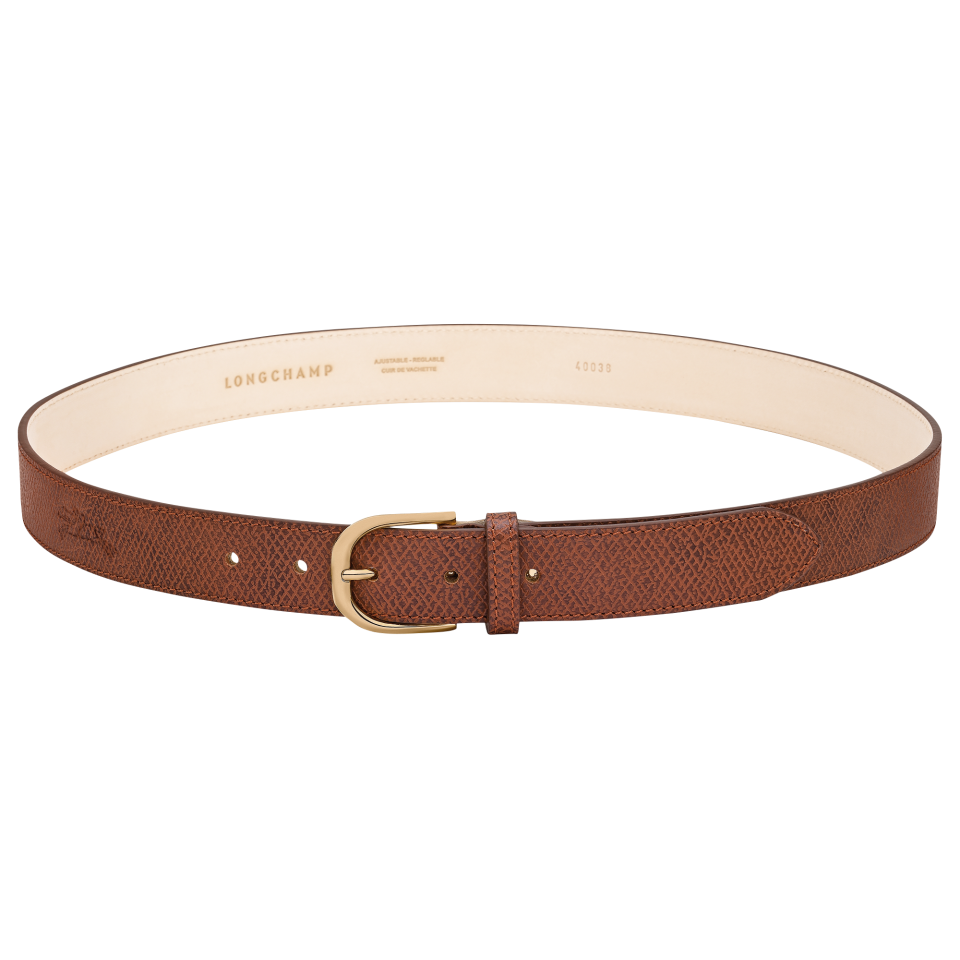 Le Pliage Original Ladies' belt Cognac - Leather