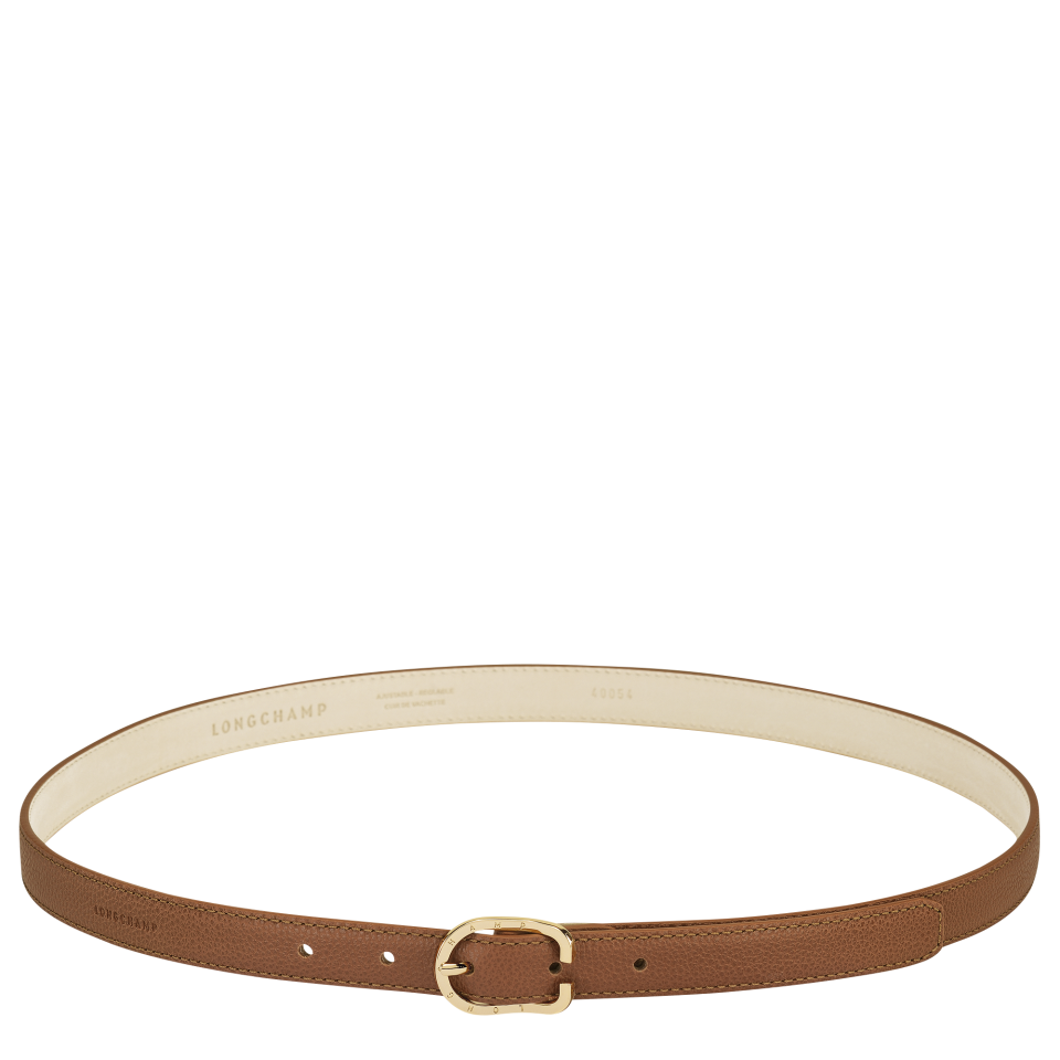 Le Foulonné Ladies' belt Caramel - Leather