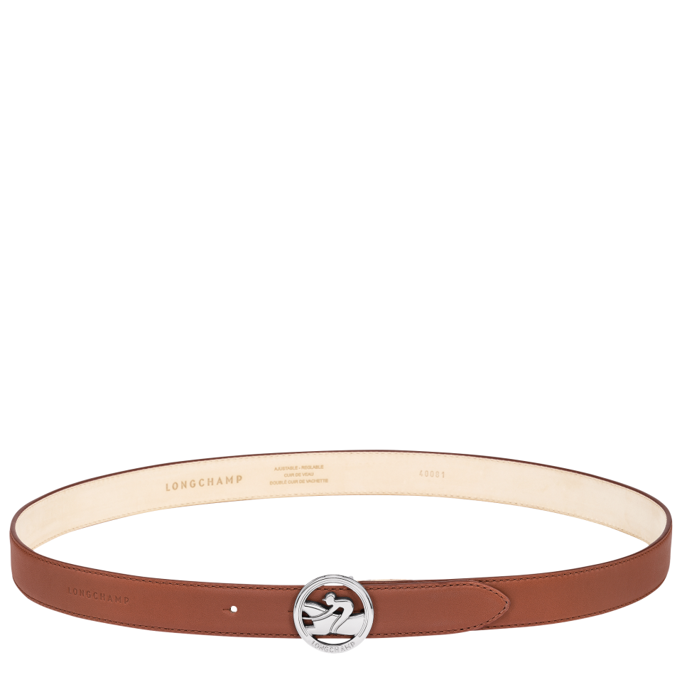 La Médaille Longchamp Ladies' belt Cognac - Leather