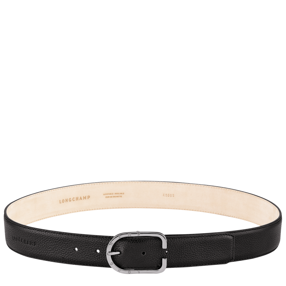Le Foulonné Ladies' belt Black - Leather
