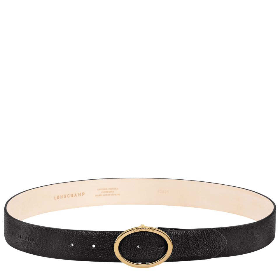 Le Foulonné Ladies' belt Black - Leather