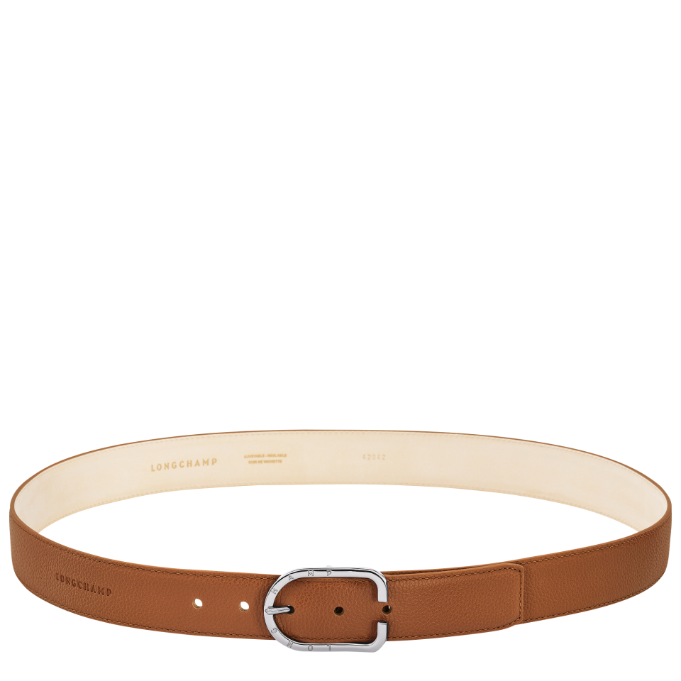 Le Foulonné Men's belt Caramel - Leather
