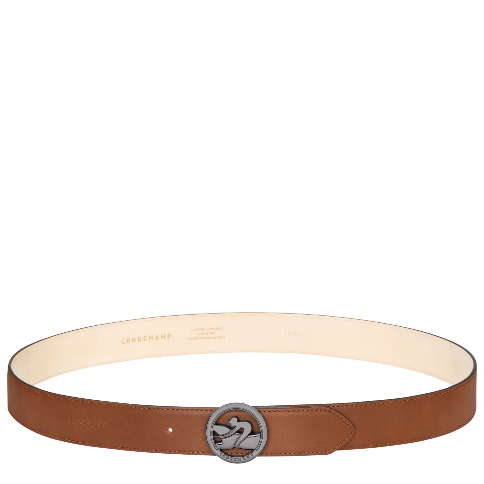 Box-Trot Men's belt Cognac - Leather