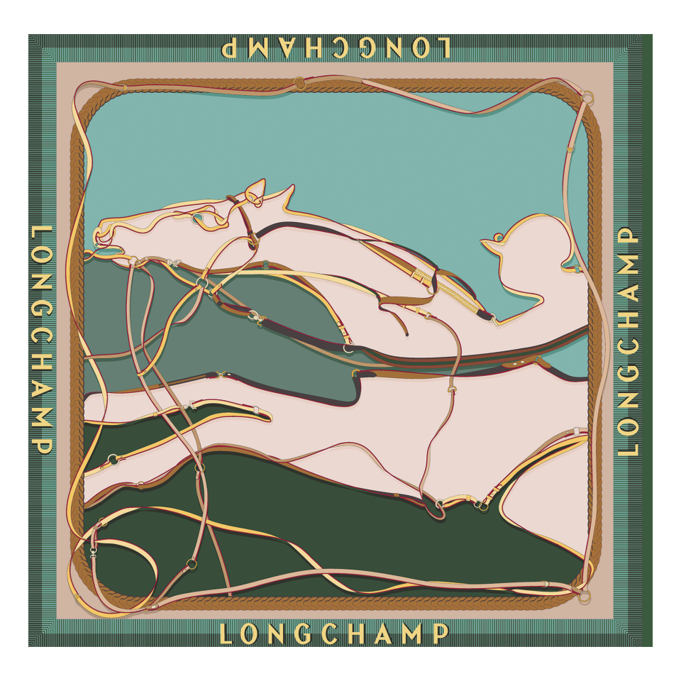 A toute Allure Silk scarf 90 Oregano - OTHER