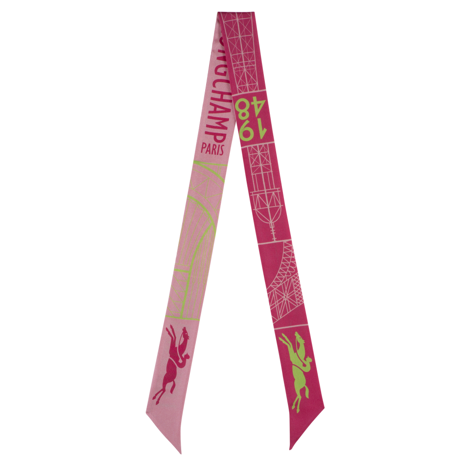 Eiffel Tower 1948 Headband Pink - Silk