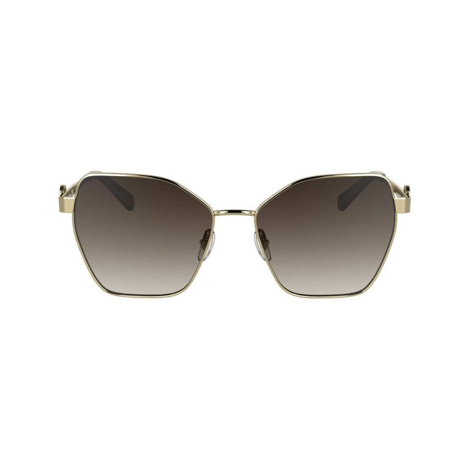 Sunglasses Gold/Brown - Metal