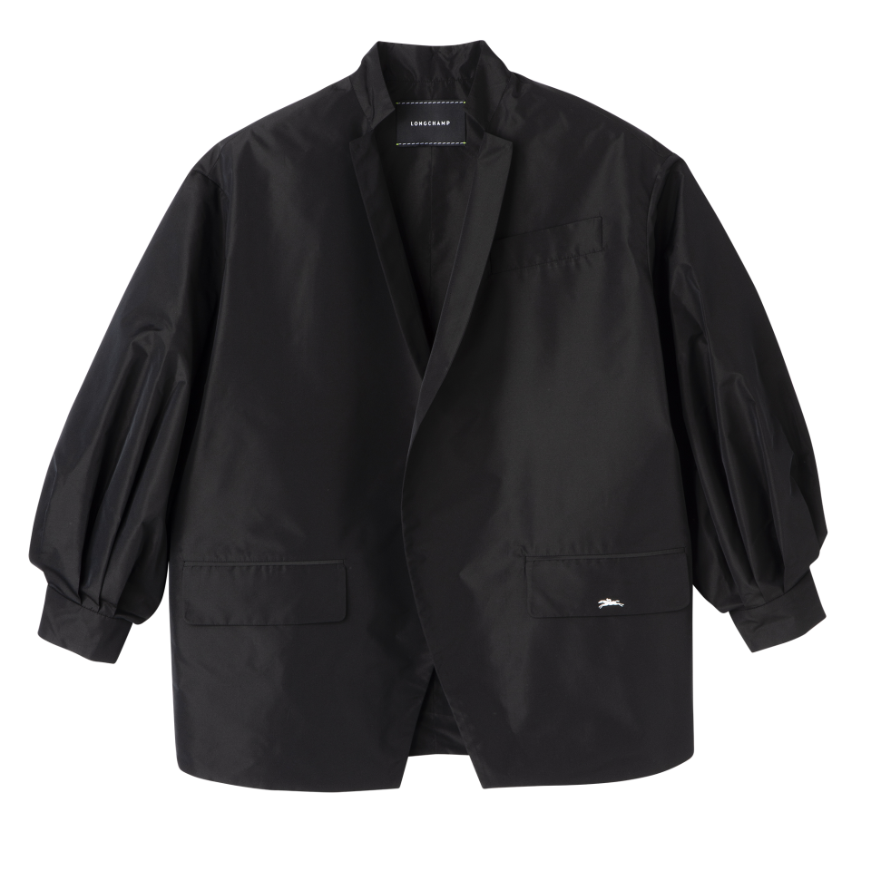 Kimono jacket Black - Technical taffeta