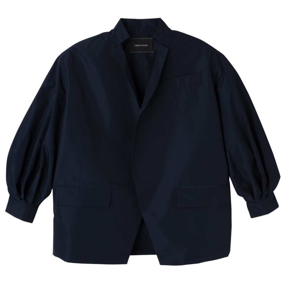 Kimono jacket Navy - Technical taffeta