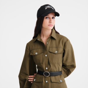 Solid cap Black – Organic cotton