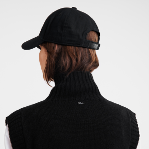 Solid cap Black – Organic cotton