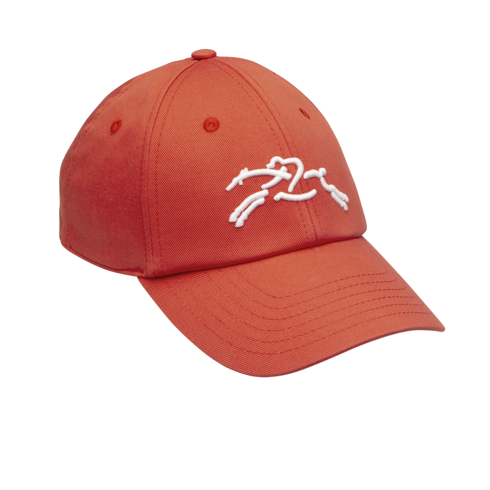 Solid cap Tomato - Cotton blend